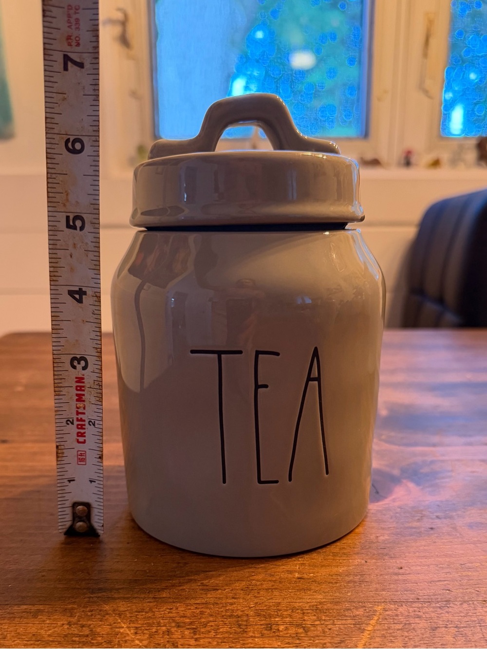 Rae Dunn TEA canister - Picture 2 of 4